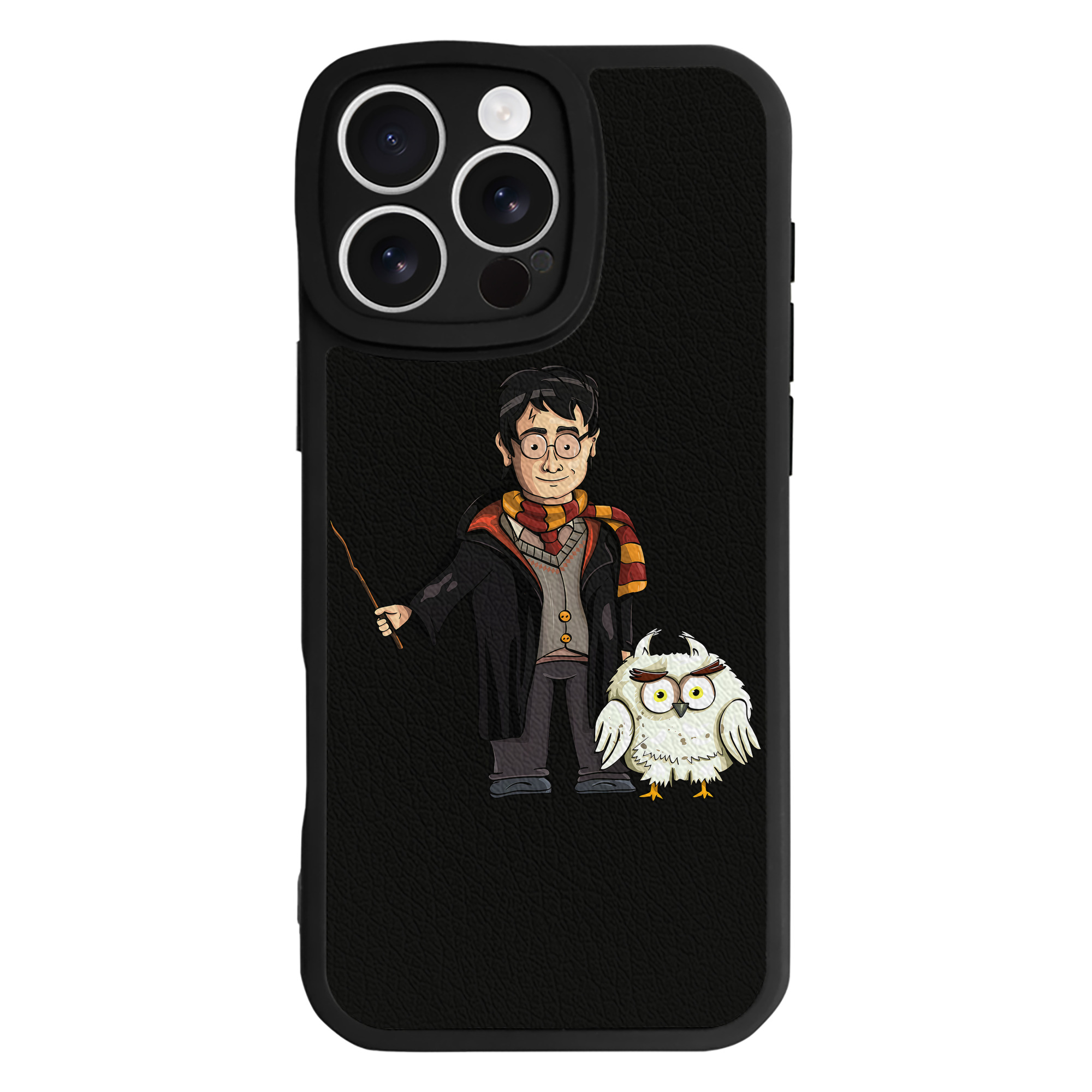 （画像用） Harry Potter ハリー・ポッターシリーズ 【iPhone 16シリーズ対応】シリコンスマホケース（レザー調） 材質：シリコン